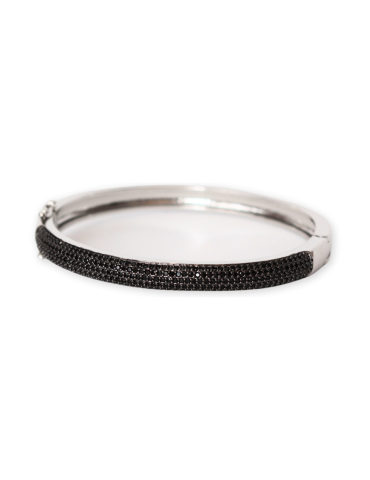 BRACELETE NEGRO CRAVEJADO